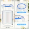 Transparent Snap-On Plastic Storage Containers