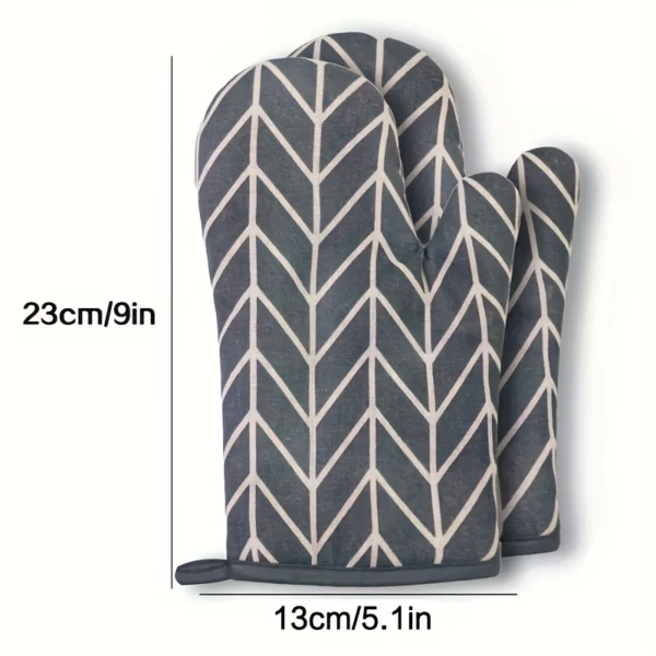 Nordic Style Heat-Resistant Oven Mitts