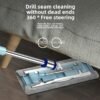 Heavy-Duty Stainless Steel Mop with Replacement Cloth