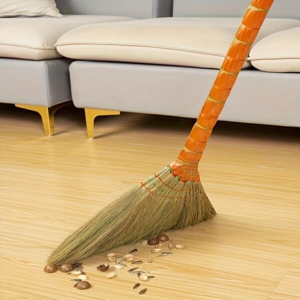 Long-Handle Handmade Grass Broom