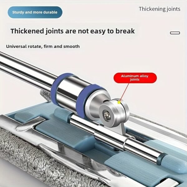 Heavy-Duty Stainless Steel Mop with Replacement Cloth