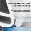 Toilet Cleaning Brush with Holder & 12 Replacement Heads