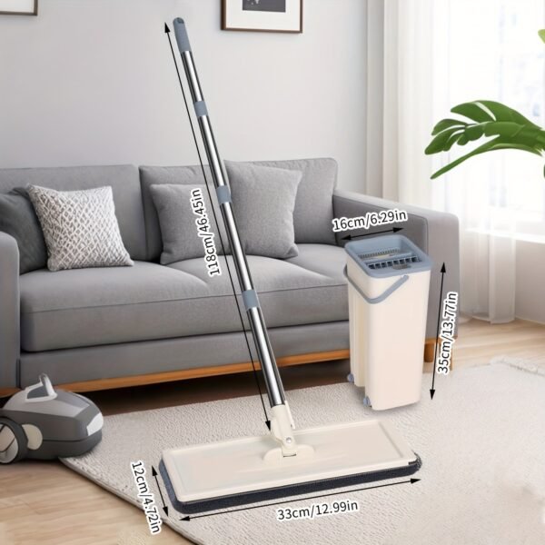 EasyWring Flat Mop & Bucket Set