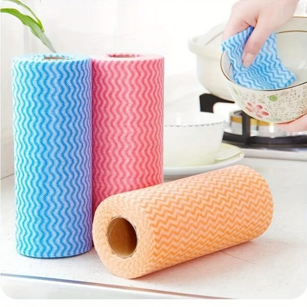 71a33c8be11e3ec87246bc7243a98fc6.jpg 50-Piece Thickened Dish Cleaning Cloth Roll