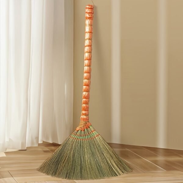 Long-Handle Handmade Grass Broom
