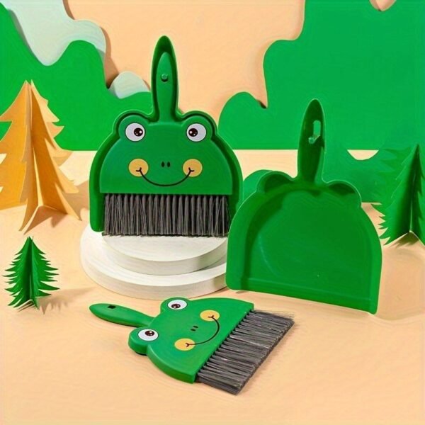Cute Cartoon Dustpan & Broom Set