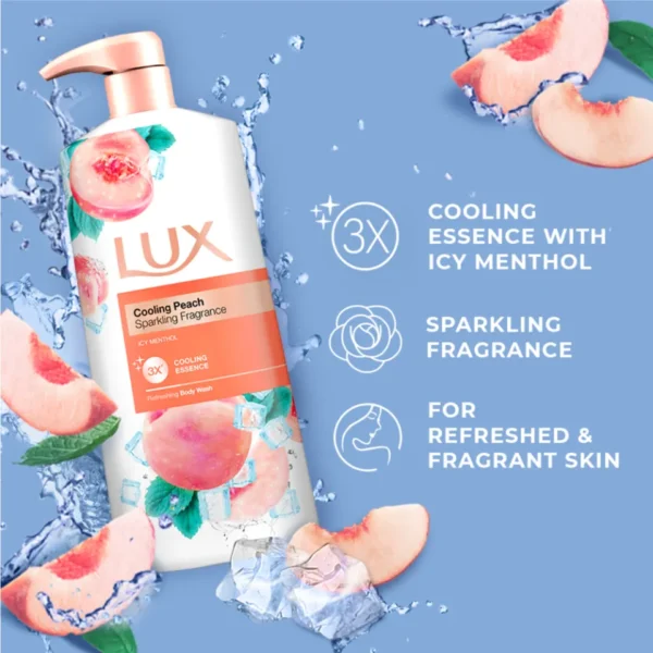 LUX Cooling Peach Shower Cream 900ml