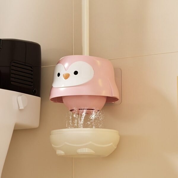 Cute Penguin Toilet Brush with Holder