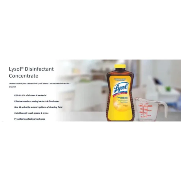 Lysol Original Scent Disinfectant Concentrate 354ml