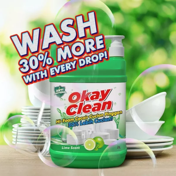my-11134207-7r992-lvfrac5m81h828.webp Okay Clean Lime Scent Dishwashing Liquid 2L