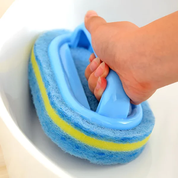Multi-Purpose Handle Sponge Scrubber Brush