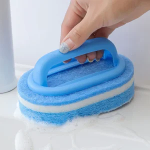 Multi-Purpose Handle Sponge Scrubber Brush