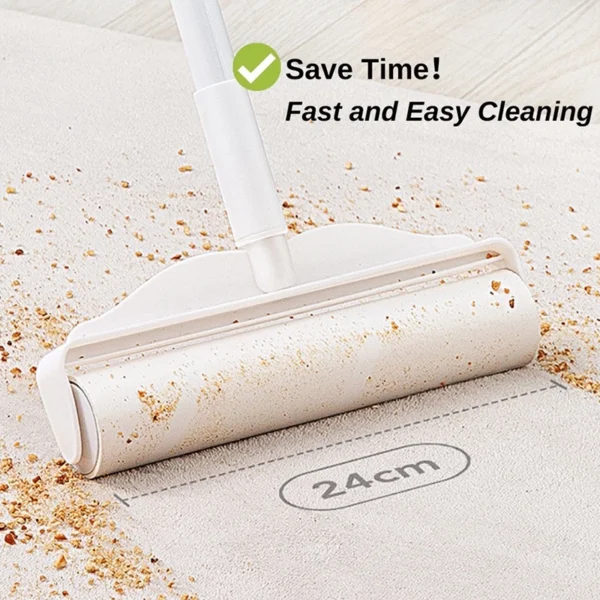 Long-Handle Lint Roller & Pet Hair Remover